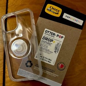 Otter Box & Pop-socket Symmetry Case 12&13 Pro MAX